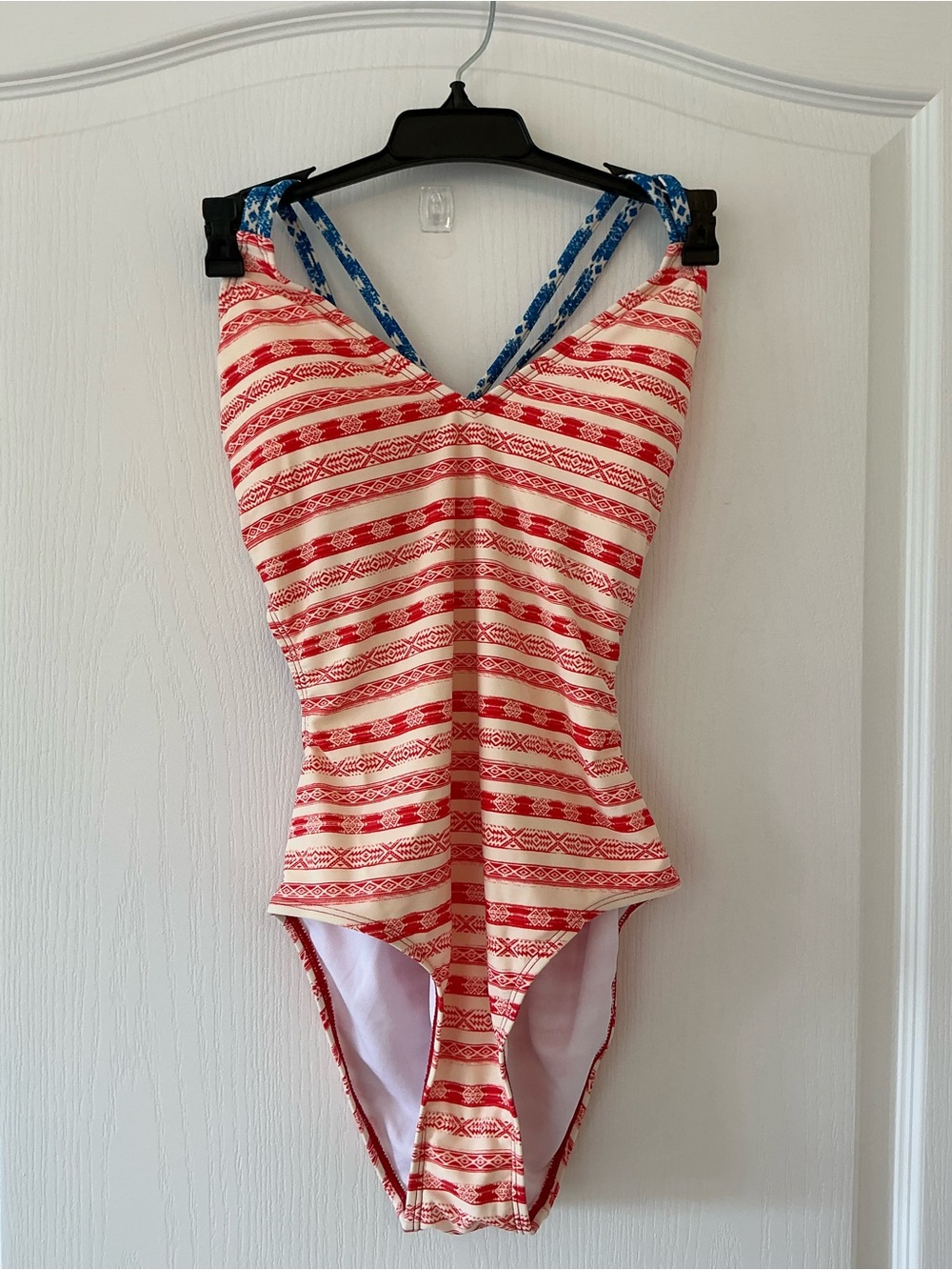 Indigo‎ Rein AMERICANA Red and White Striped One-Piece Swimsuit